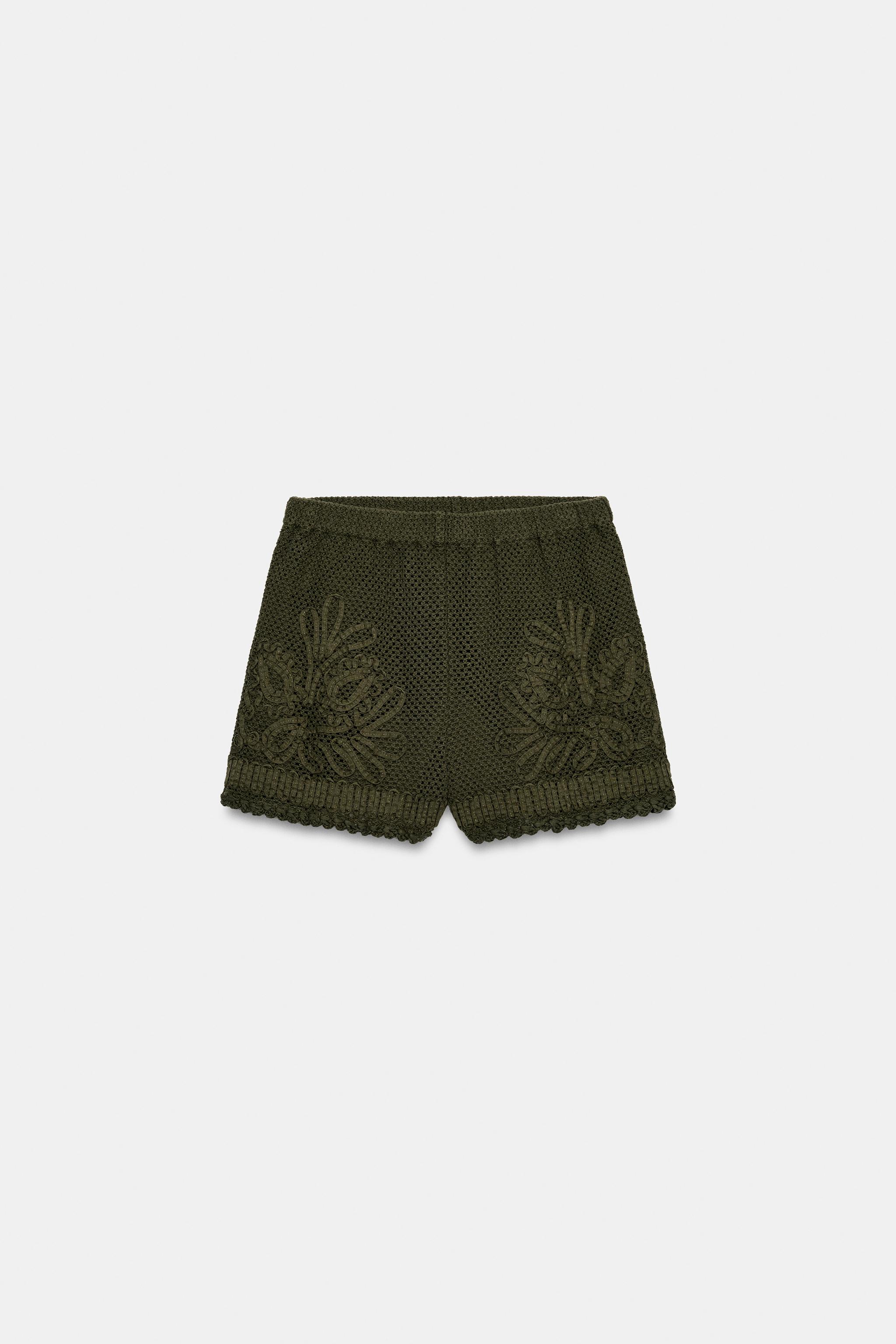 CROCHET COMBINATION SHORTS